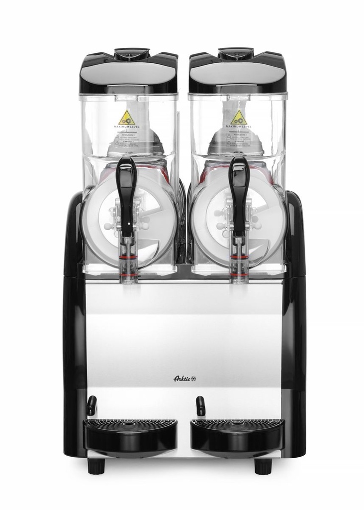 [BM-HENDI-274224] Šaldytų gėrimų (slush) aparatas, Arktic, Profi Line, 2 talpyklos, 230V/740W, 515x470x(H)750mm