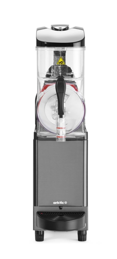 [BM-HENDI-274354] Šaldytų gėrimų (slush) aparatas, Arktic, Kitchen Line, 1 talpykla, Juoda, 230V/380W, 507x205x(H)810mm
