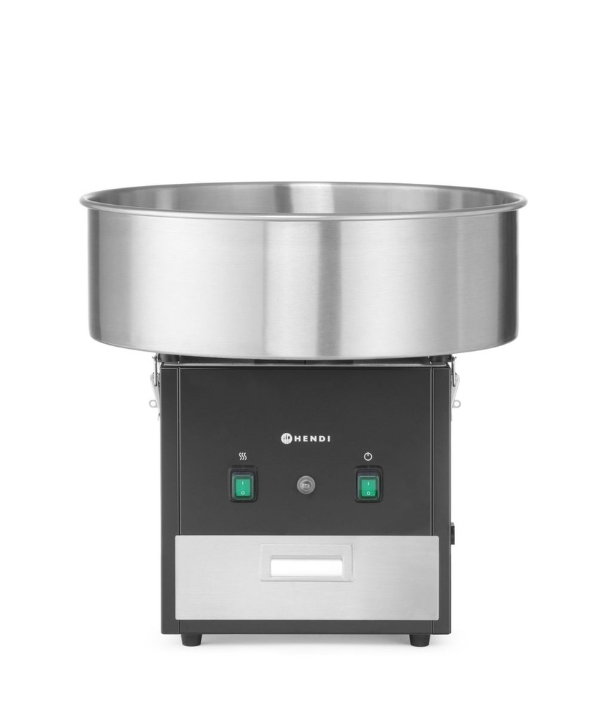 [BM-HENDI-282816] Cukraus vatos aparatas , HENDI, Juoda, 230V/1130W, 520x520x(H)503mm