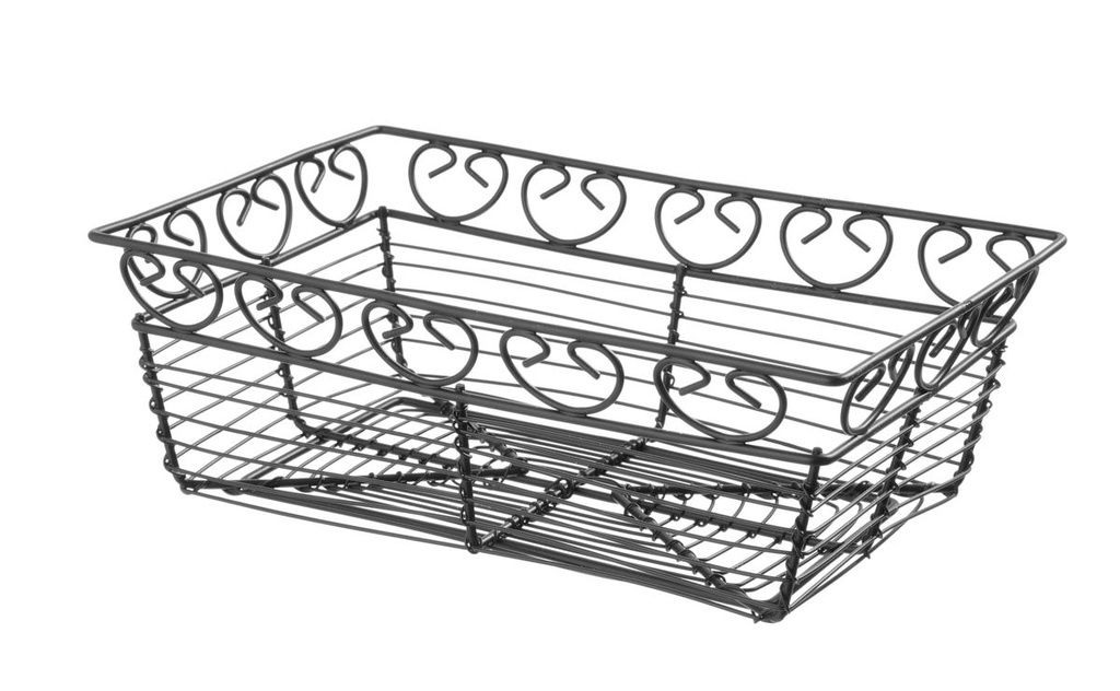 Dekoratyvinis vielinis krepšelis, stačiakampis, HENDI, 230x150x(H)80mm