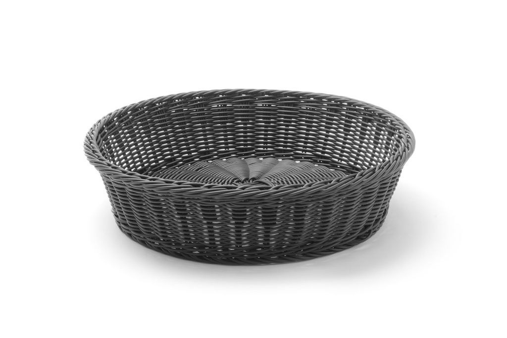 Duonos krepšelis apvalus, HENDI, Juoda, ⌀400x(H)90mm