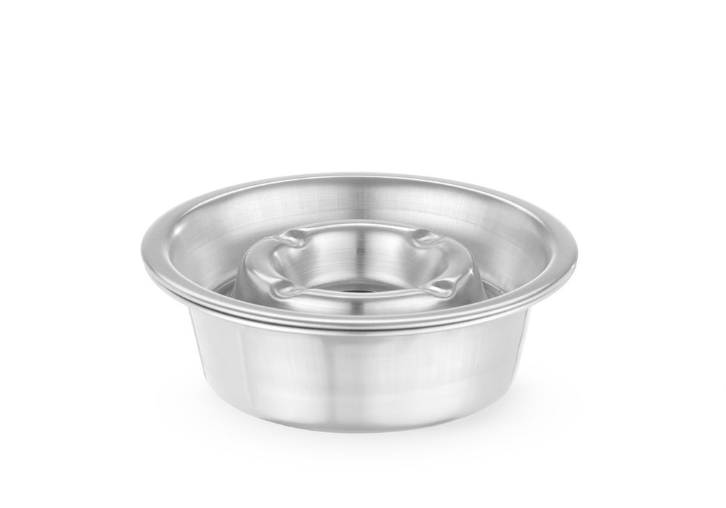 [BM-HENDI-440605] Peleninė su apatiniu padėklu, HENDI, ⌀140x(H)40mm