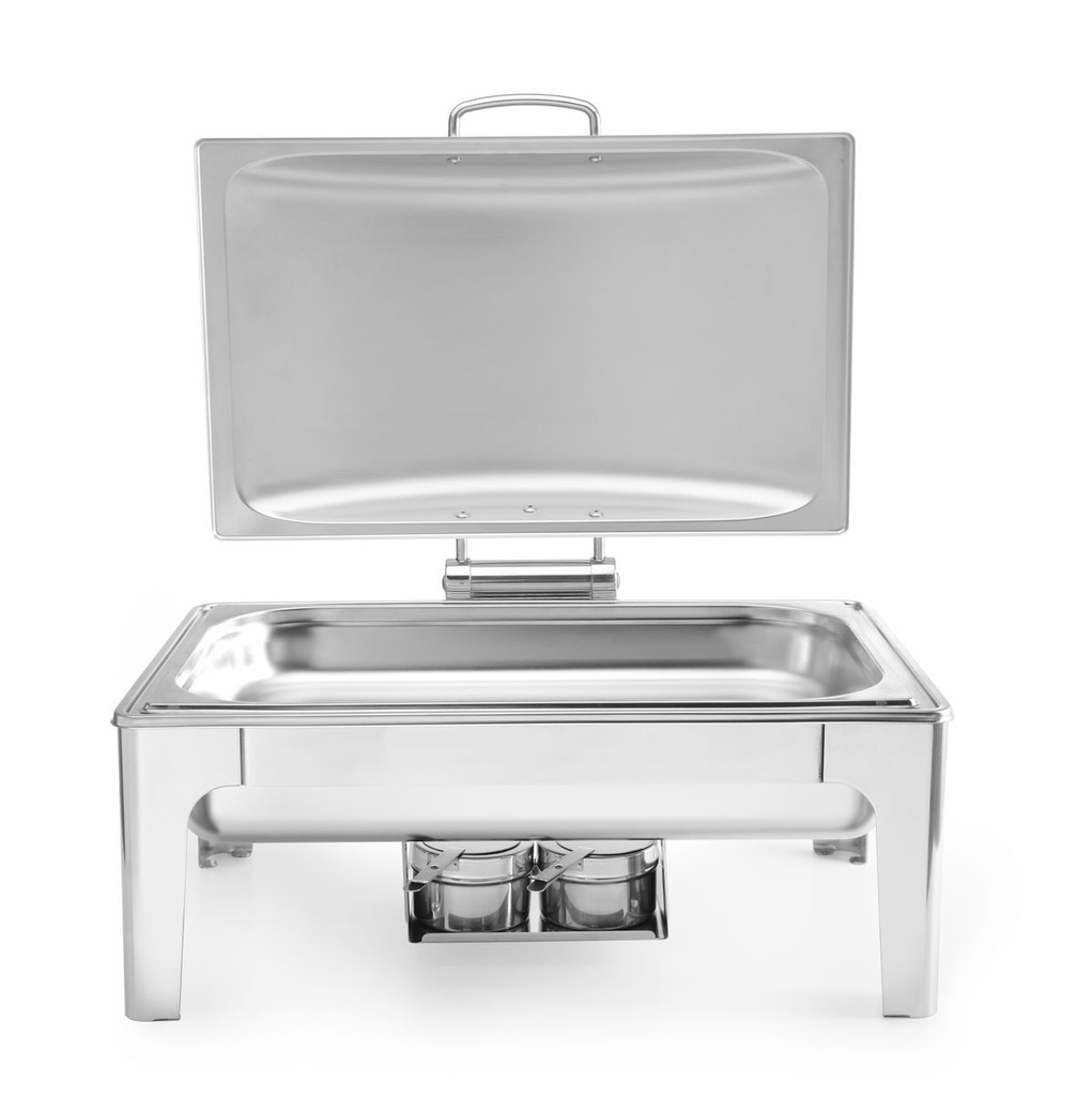 [BM-HENDI-470251] Maisto šildytuvas (chafing dish) GN 1/1 matinis, HENDI, Profi Line, 9L, 570x430x(H)290mm