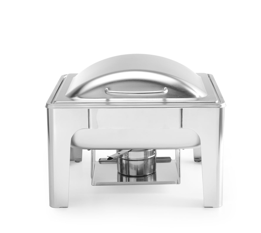 [BM-HENDI-470268] Maisto šildytuvas (chafing dish) GN 1/2 matinis, HENDI, Profi Line, 4L, 365x370x(H)280mm
