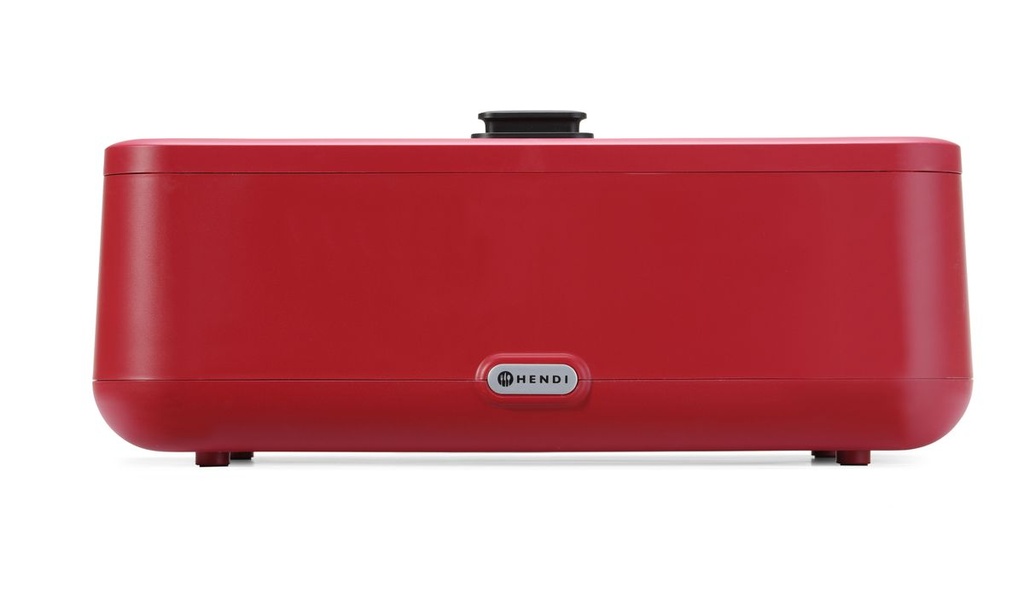 [BM-HENDI-470459] Maisto šildytuvas (chafing dish) UNIQ, HENDI, dizainas Robert Bronwasser, GN 1/1, Raudona, 230V/700W, 607x402x(H)245mm