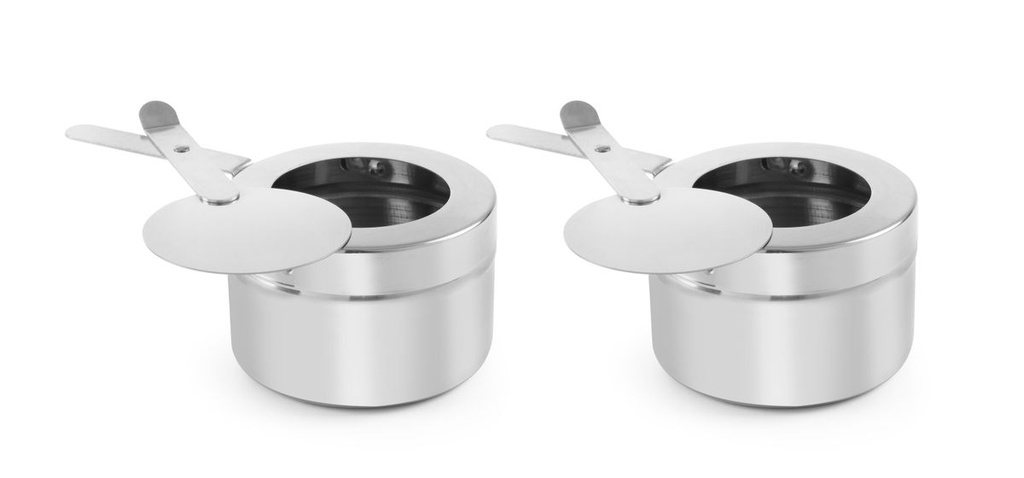 [BM-HENDI-470527] Maisto šildytuvo (chafing dish) kuro indelio laikiklis – 2 vnt., HENDI, 2 pcs., ⌀90x(H)60mm