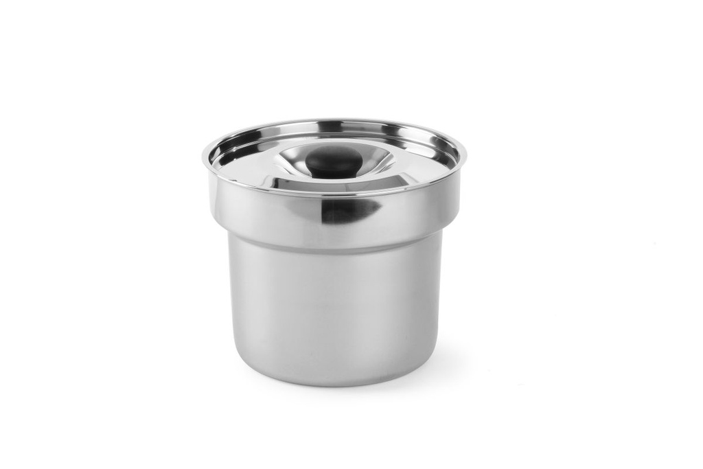 [BM-HENDI-470909] Bain-marie (vandens vonelės) indas, HENDI, 4L, ⌀215x(H)177mm, Apvalus
