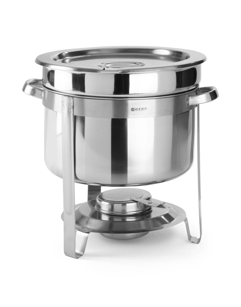 [BM-HENDI-472507] Sriubos maisto šildytuvas (chafing dish), HENDI, Kitchen Line, 8L, ⌀370x(H)325mm