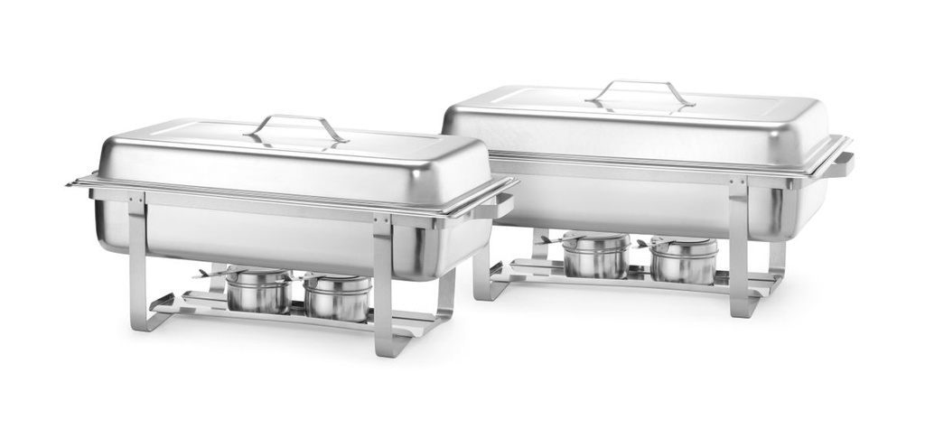 [BM-HENDI-472613] Maisto šildytuvas (chafing dish) Gastronorm 1/1, HENDI, Kitchen Line, 9L, 2 pcs., 600x358x(H)295mm