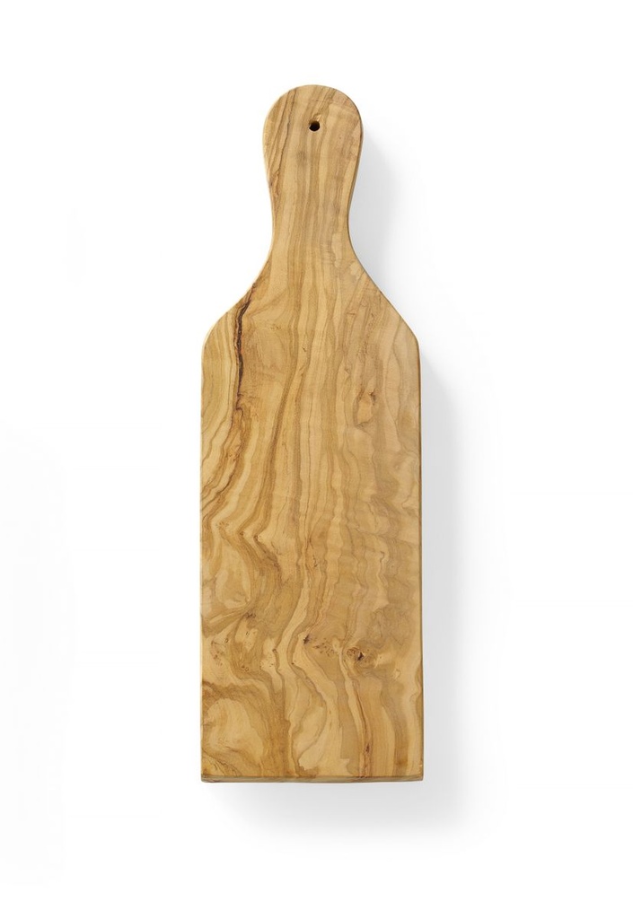[BM-HENDI-505243] Sūrio lentelė su rankena, alyvmedžio mediena, stačiakampis, HENDI, 350x120x(H)18mm