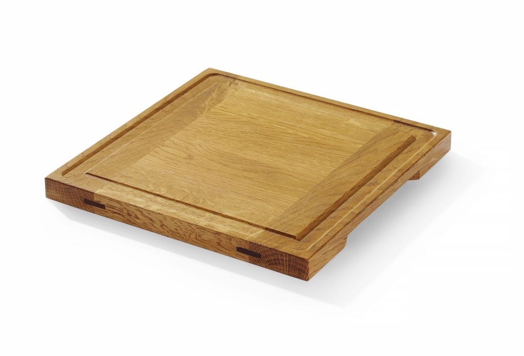[BM-HENDI-505472] Ąžuolinė serviravimo lentelė, HENDI, 270x270x(H)20mm, Stačiakampis