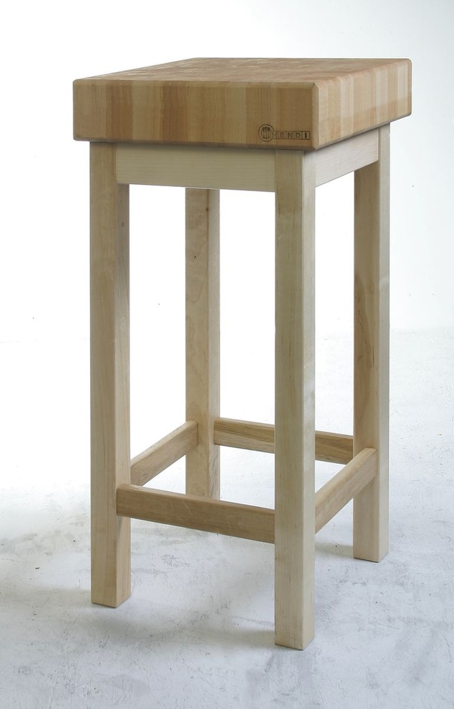 [BM-HENDI-505625] Medinis mėsininko trinkis su stovu, HENDI, 400x400x(H)150mm