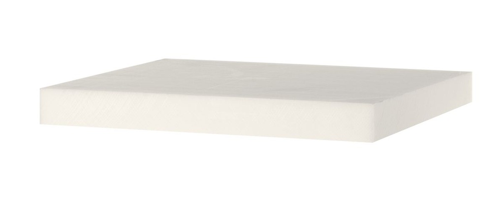 [BM-HENDI-505656] Mėsininko blokas HDPE, HENDI, Balta, 500x400x(H)50mm