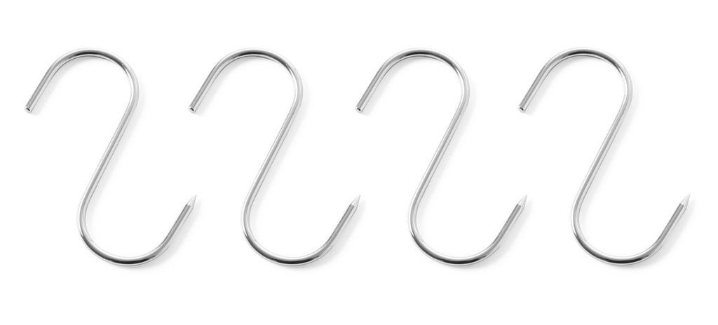 Mėsininko kabliai, HENDI, 4 pcs., 90x4mm