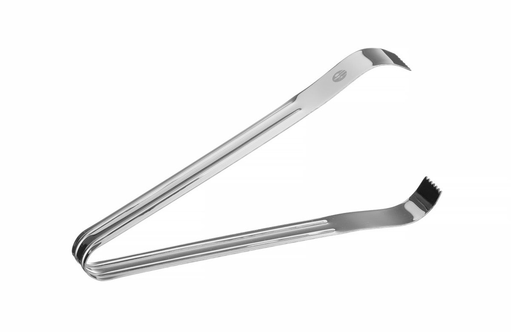 Ledo kubelių žnyplės, BarUp, Sidabrinė, 2 pcs., (L)180mm