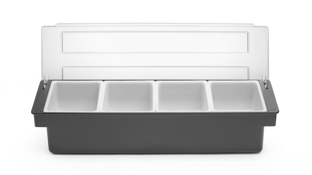 [BM-HENDI-552025] Prieskonių laikiklis - 4 indai, BarUp, 480x150x(H)100mm
