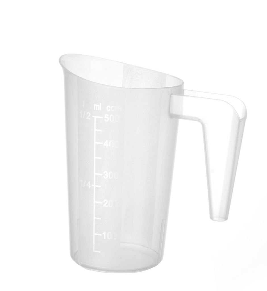 [BM-HENDI-567814] Matavimo ąsotis sustatomas, HENDI, Budget Line, 0,5L, ⌀95x(H)136mm