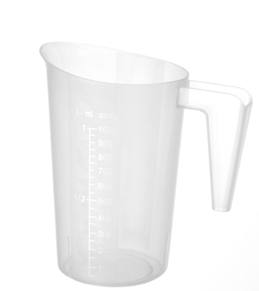 [BM-HENDI-567821] Matavimo ąsotis sustatomas, HENDI, Budget Line, 1L, ⌀124x(H)170mm