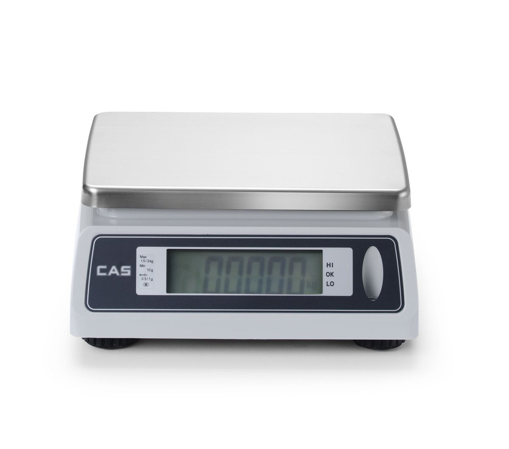 [BM-HENDI-580073] Svarstyklės, atsparus vandeniui, CAS, 15 kg, 299x256x(H)117mm