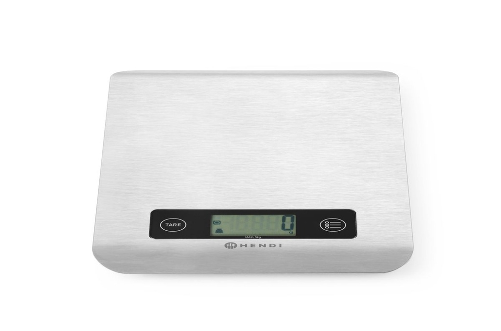 [BM-HENDI-580226] Virtuvinės svarstyklės 5 kg, HENDI, 169x218x(H)13mm