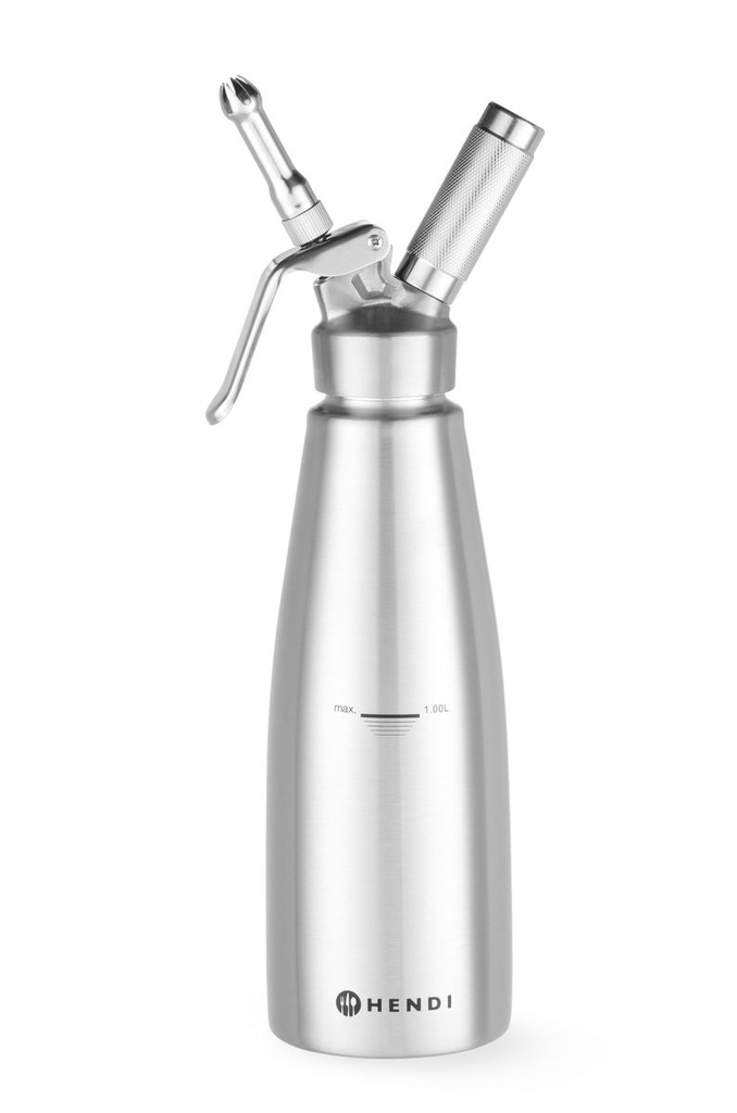 [BM-HENDI-588024] Grietinėlės plaktuvas (sifonas), HENDI, Profi Line, 1L, ⌀98x(H)330mm