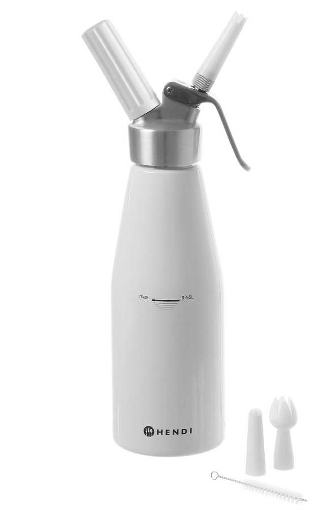 [BM-HENDI-588376] Grietinėlės plaktuvas (sifonas), HENDI, Kitchen Line, 0,95L, ⌀95x(H)320mm