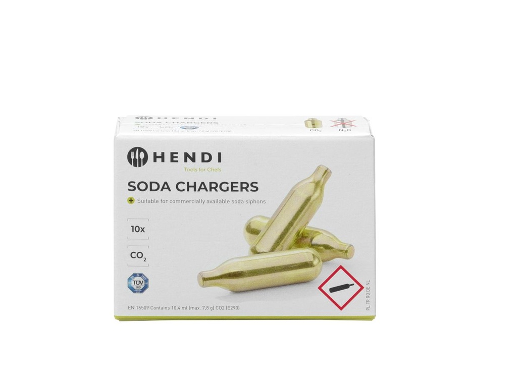 [BM-HENDI-588406] CO2 kapsulės, BarUp, Auksinė, 10 pcs