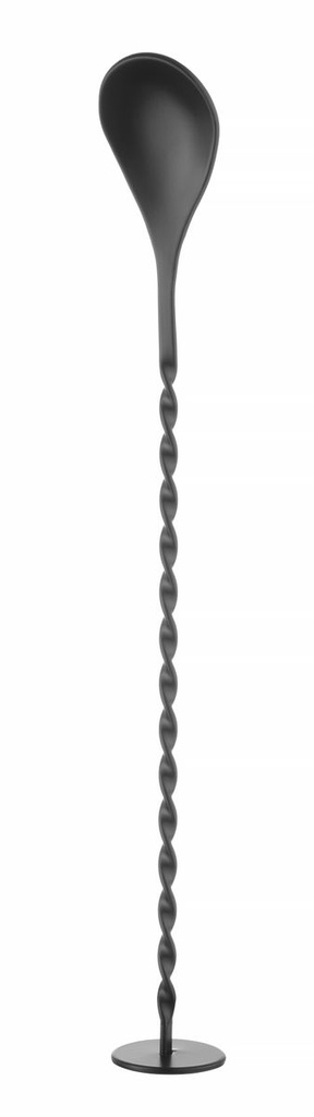 [BM-HENDI-596586] Baro šaukštas su grūstuvu, BarUp, Juoda, 280x35mm