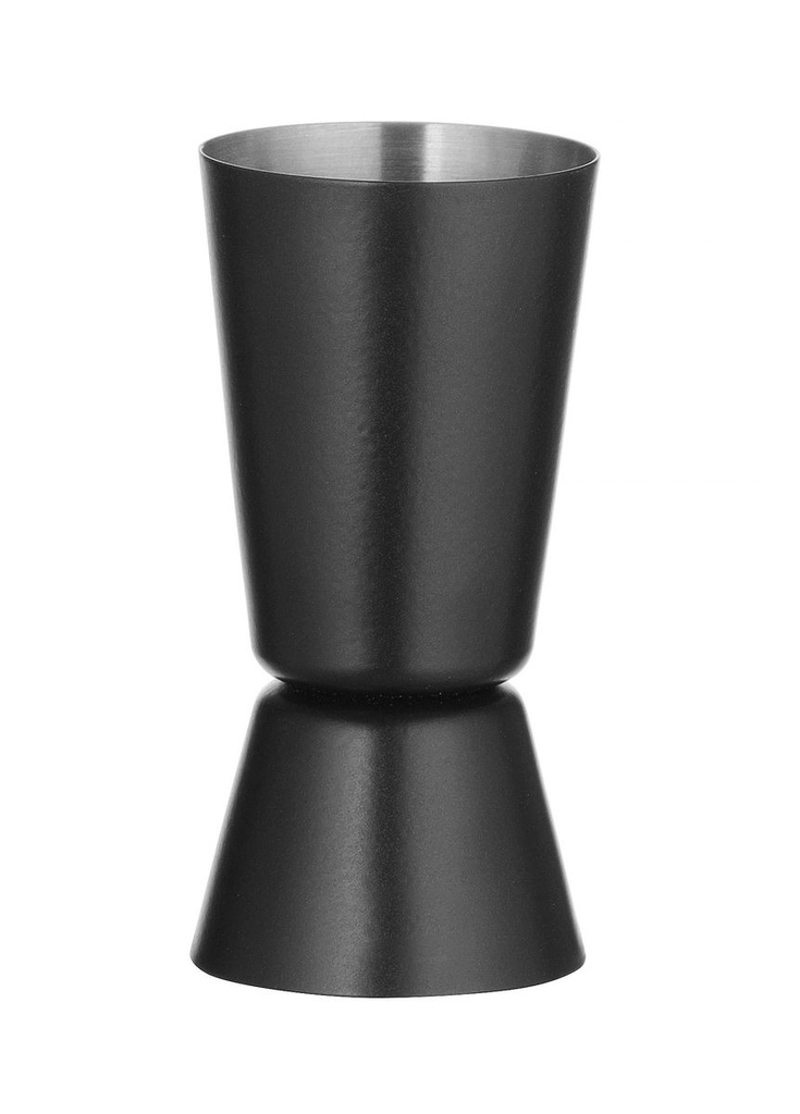 [BM-HENDI-596630] Matuoklis 25/35 ml, BarUp, Juoda, ⌀40x(H)75mm