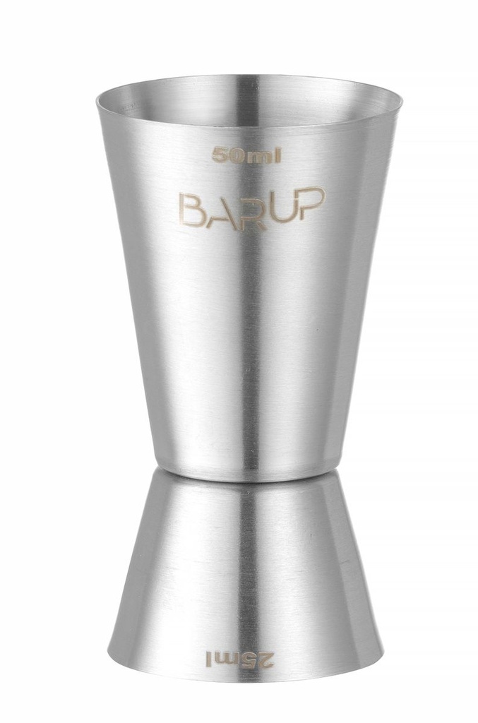 [BM-HENDI-596722] Matavimo taurelė 25/50 ml, BarUp, ⌀43x(H)85mm