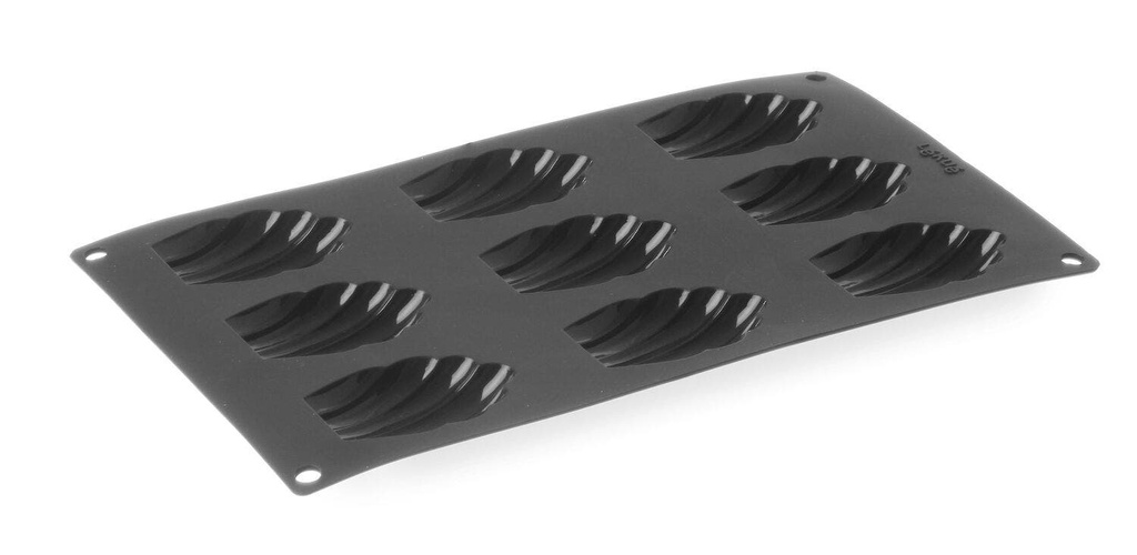 Silikoninė kepimo forma Madeleines 70×47×(H)17, HENDI, GN 1/3, 70x47x(H)17mm