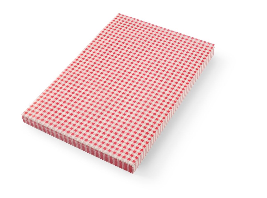 [BM-HENDI-678152] Riebalams atspari popierinė staltiesėlė - 500 vnt., HENDI, languotas raštas, 500 pcs., 420x275mm