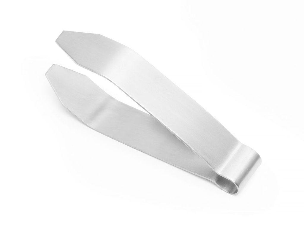 Žuvies ašakų pincetas, Nuožulnus galiukas, HENDI, (L)100mm