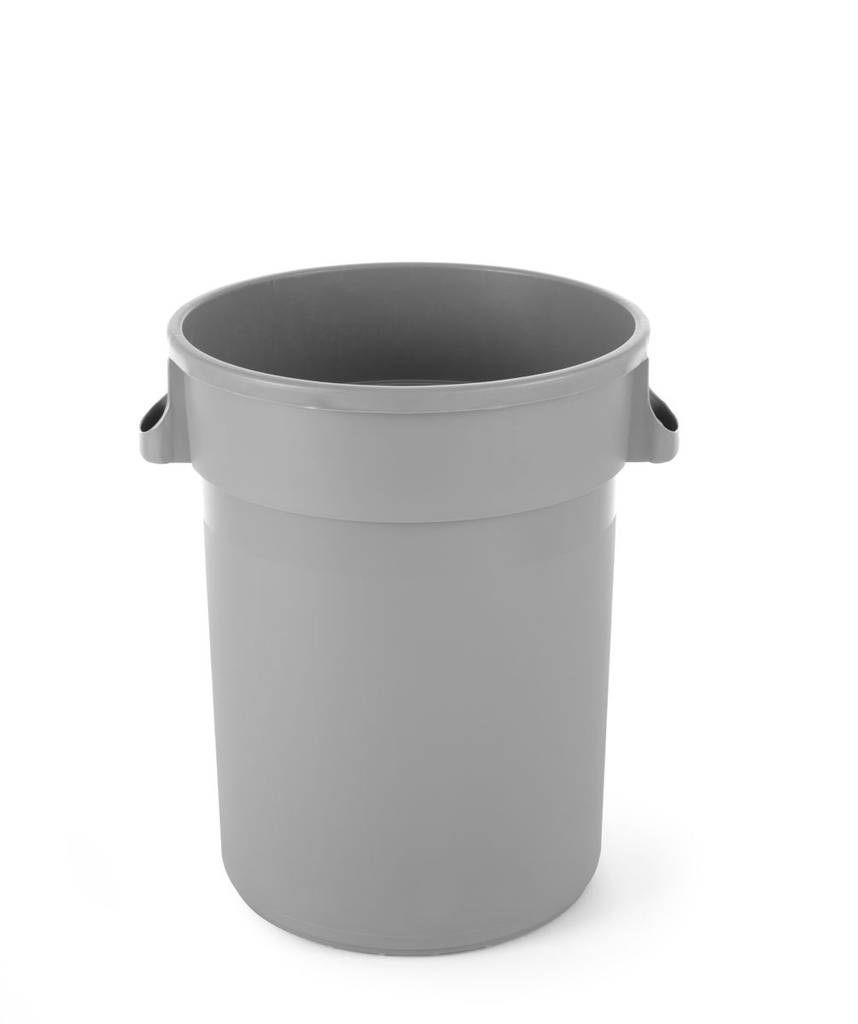 [BM-HENDI-691038] Apvali šiukšliadėžė, AmerBox, 120L, Šviesiai pilka, ⌀550x(H)690mm