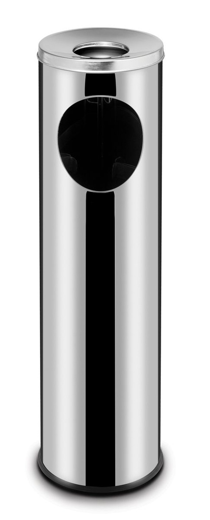 [BM-HENDI-691380] Pastatoma šiukšliadėžė su peleline, HENDI, 15L, ⌀200x(H)700mm
