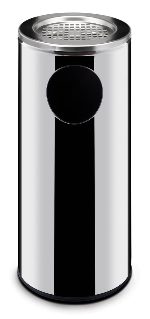 [BM-HENDI-691397] Pastatoma šiukšliadėžė su peleline, HENDI, 33L, ⌀240x(H)660mm