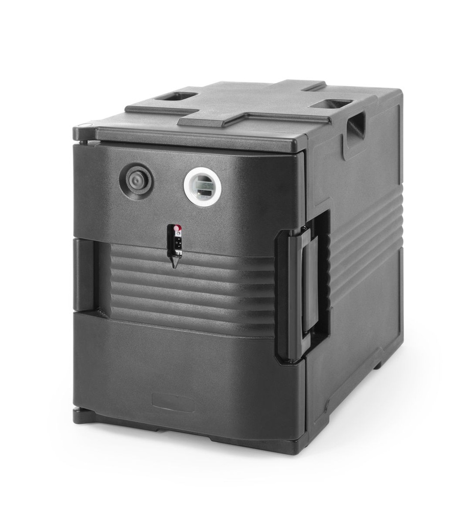 [BM-HENDI-707692] Termoizoliacinis indas su šildymo funkcija – maitinimo įstaigoms, AmerBox, GN 1/1, 477x680x(H)620mm