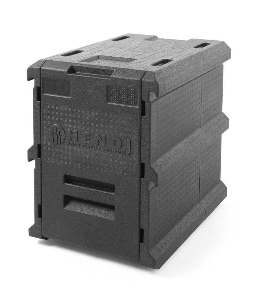 [BM-HENDI-707999] Termoizoliuota maisto pervežimo dėžė, HENDI, Profi Line, GN 1/1, 100L, 635x465x(H)660mm