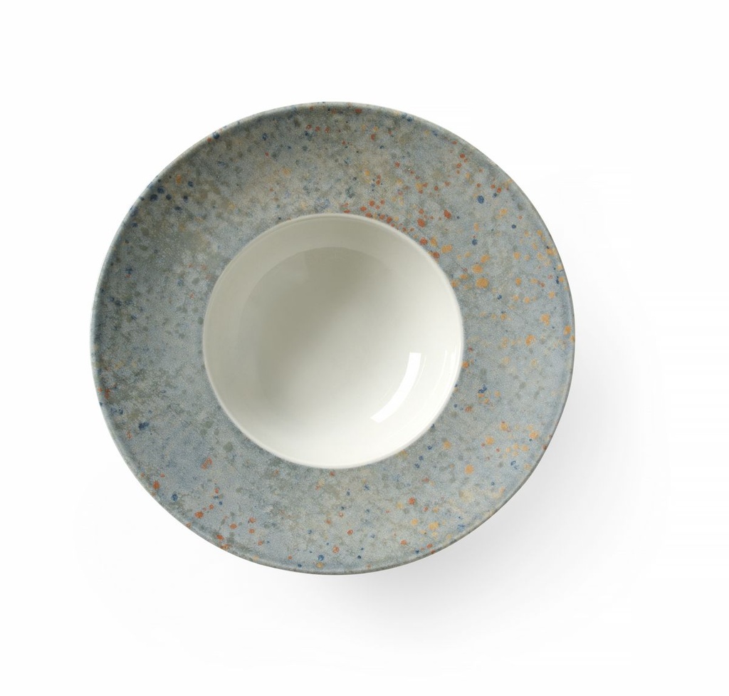 [BM-HENDI-778920] Makaronų lėkštė Drops Collection, HENDI, Drops Collection, Šviesiai pilka, ⌀275mm