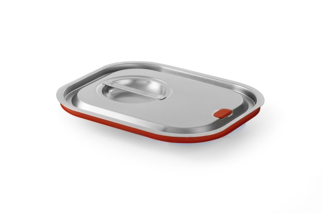 Dangtis GN indams su silikoniniu tarpikliu, HENDI, Kitchen Line, GN 1/2, 265x325mm