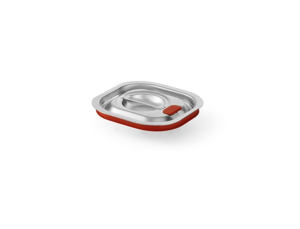 Dangtis GN indams su silikoniniu tarpikliu, HENDI, Kitchen Line, GN 1/6, 176x162mm