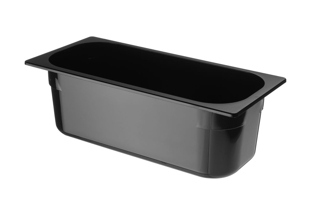 Polikarbonatinis ledų indas, HENDI, 5L, Juoda, 360x165x(H)120mm