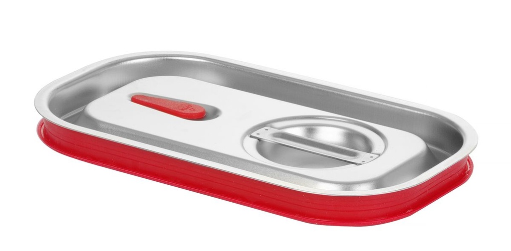 Dangtis GN indams su silikoniniu tarpikliu, HENDI, Kitchen Line, GN 1/4, 265x162mm