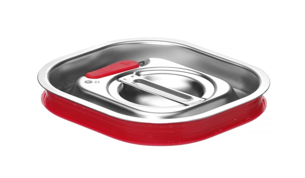 Dangtis GN indams su silikoniniu tarpikliu, HENDI, Kitchen Line, GN 1/6, 156x142mm