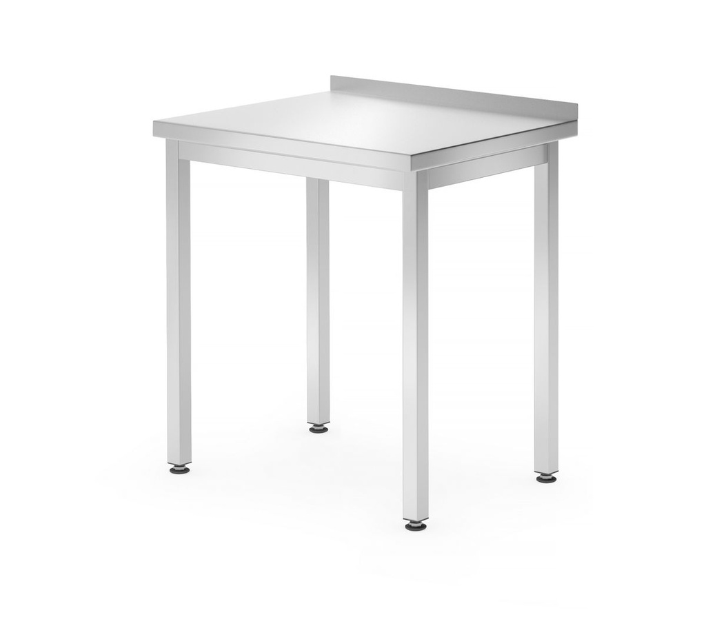 [BM-HENDI-811238] Prisieninis stalas – varžtinis, gylis 600 mm, HENDI, Profi Line, 800x600x(H)850mm