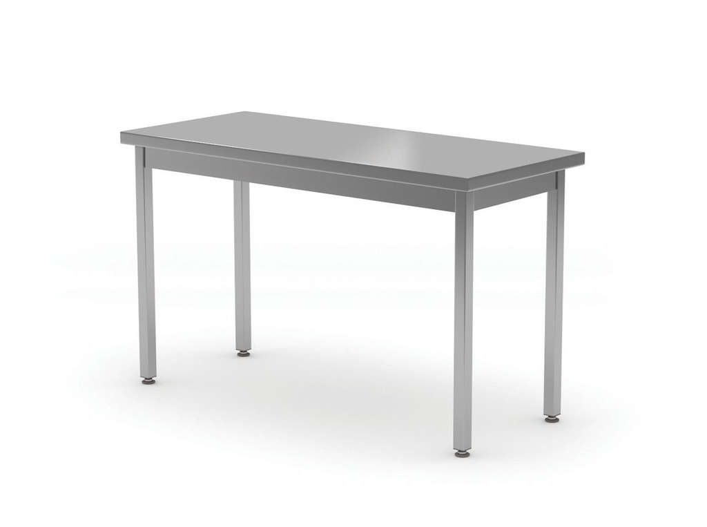 [BM-HENDI-811276] Centrinis stalas be lentynos – surenkamas varžtais, HENDI, Profi Line, 1000x600x(H)850mm