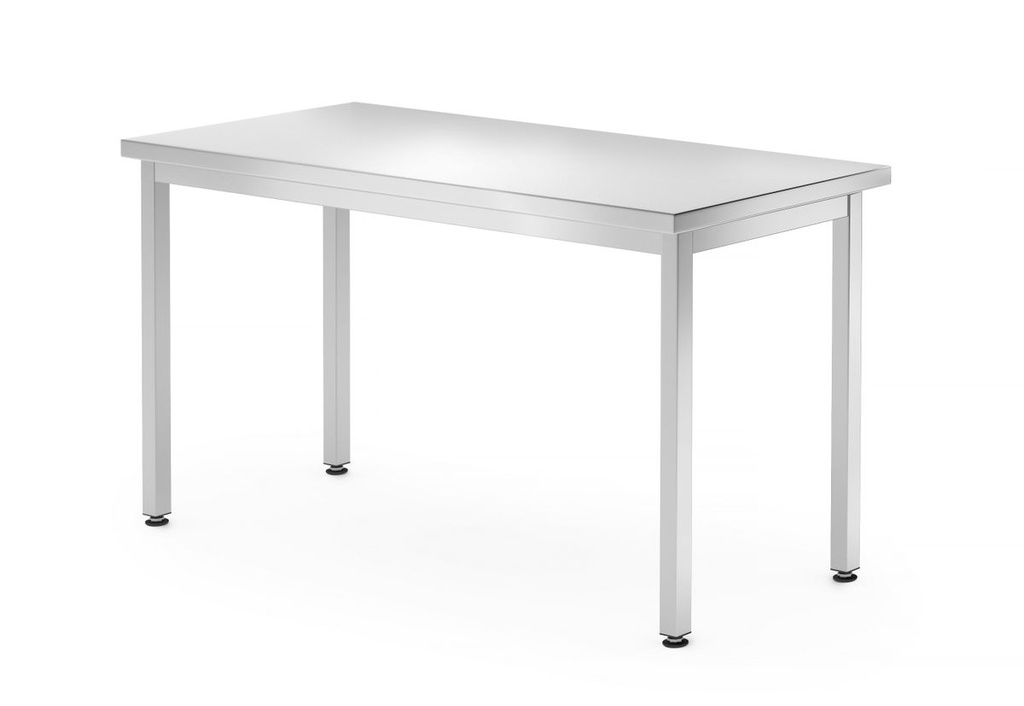 [BM-HENDI-811283] Centrinis stalas be lentynos – surenkamas varžtais, HENDI, Profi Line, 1200x600x(H)850mm