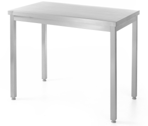[BM-HENDI-811290] Centrinis stalas be lentynos – surenkamas varžtais, HENDI, Profi Line, 1400x600x(H)850mm