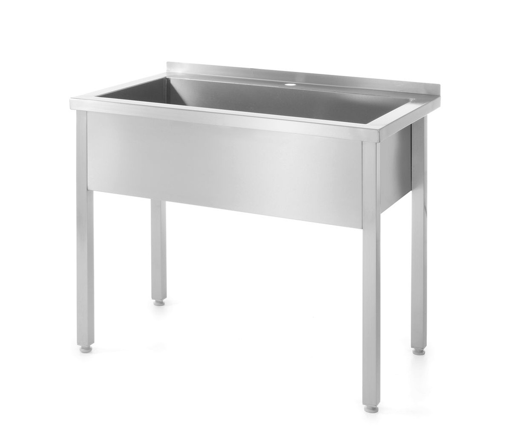 [BM-HENDI-811832] Stalas su viena plovimo vonele – suvirintas, HENDI, Profi Line, 1000x600x(H)850mm