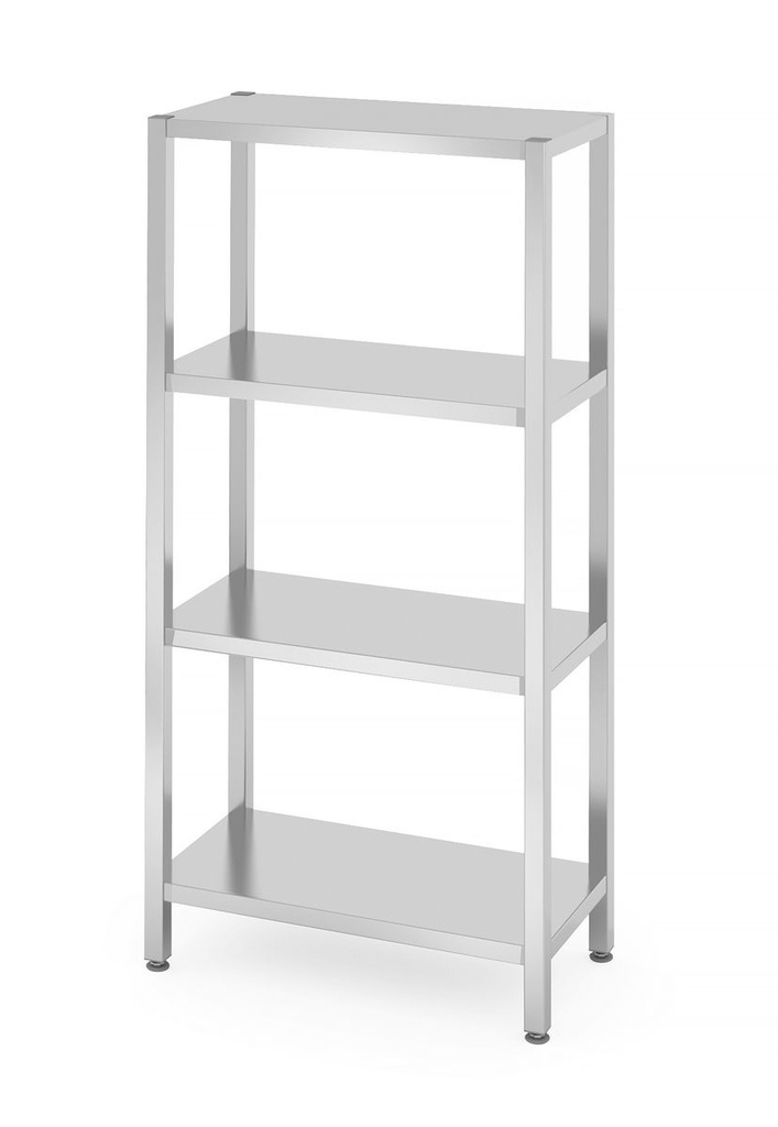 [BM-HENDI-812518] Sandėliavimo stelažas su 4 ištisinėmis lentynomis – varžtinis, HENDI, Kitchen Line, 800x400x(H)1800mm